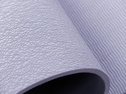 Коврик для йоги и фитнеса 185 х 80 см толщина 8 мм TPE лиловый