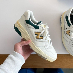 New Balance 550 x Aime Leon “White Oxford Green”