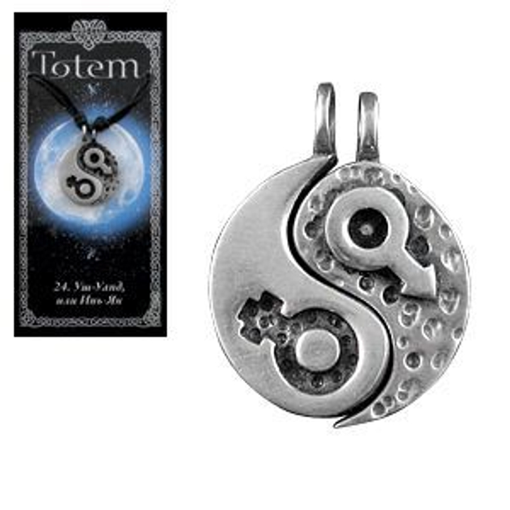 Амулет Totem № 24 Инь-Ян, английское олово
