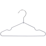 Плечики металлические нескользящие с полимерным покрытием 10шт «ТАРТИТАН», цвет серый, 30см (Селфи)●