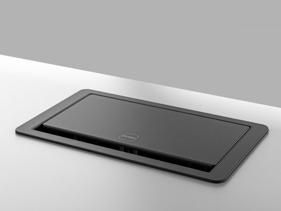 Wyrestorm IDB-400-MS - кабельный лючок, мультистандартная электророзетка, USB-зарядка, сквозные 2x HDMI, USB-C и RJ-45