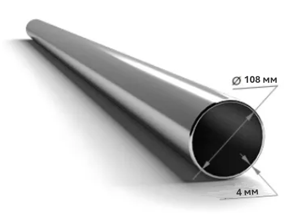 трубы электросварные 108х4.0 дл 6000