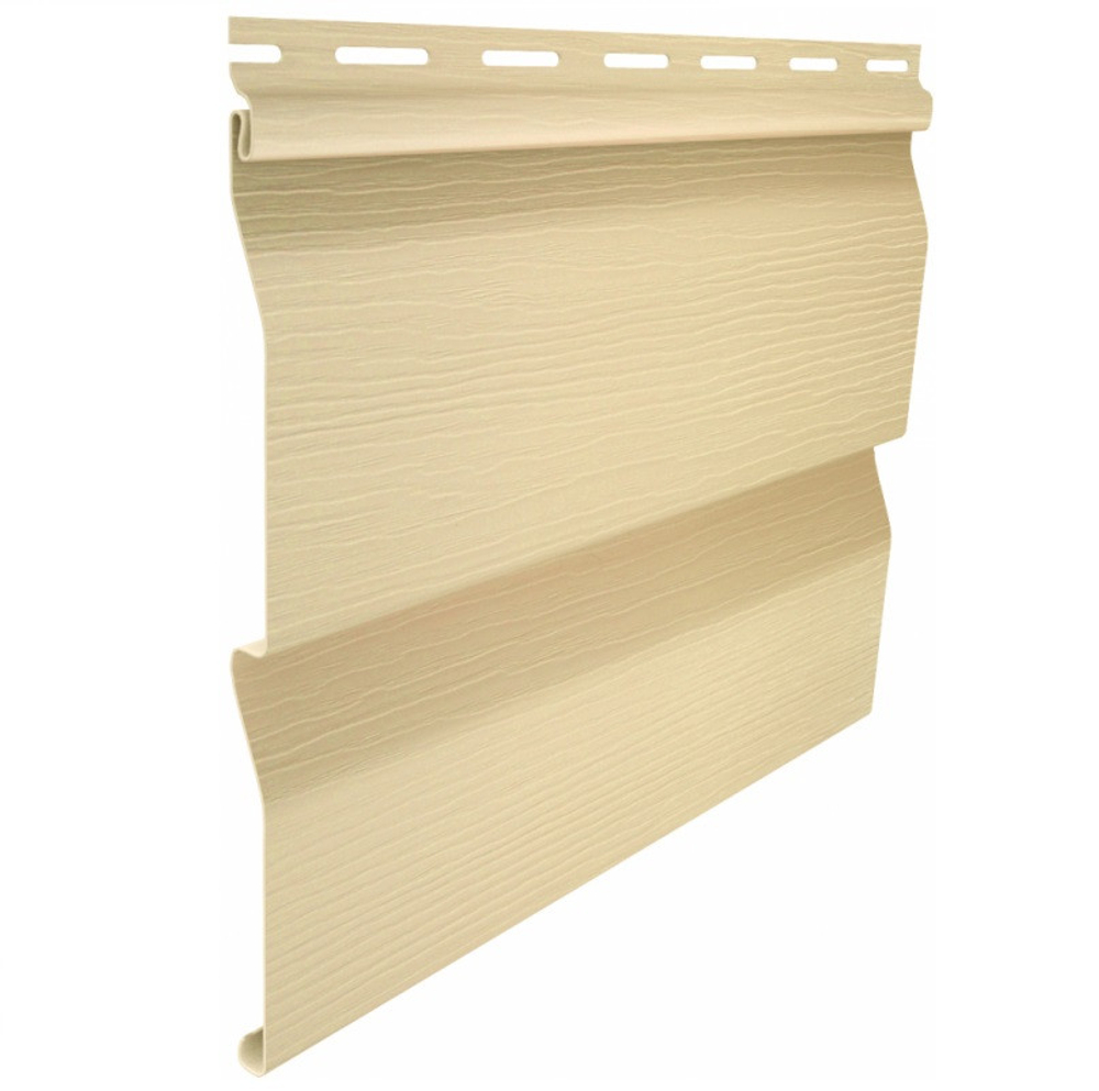 Сайдинг виниловый Ю-Пласт Корабельный брус кремовый 3050х230мм