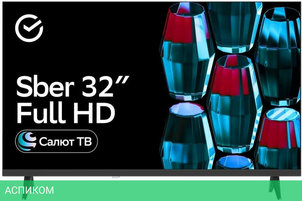 Телевизор Sber SDX-32F2139 черный