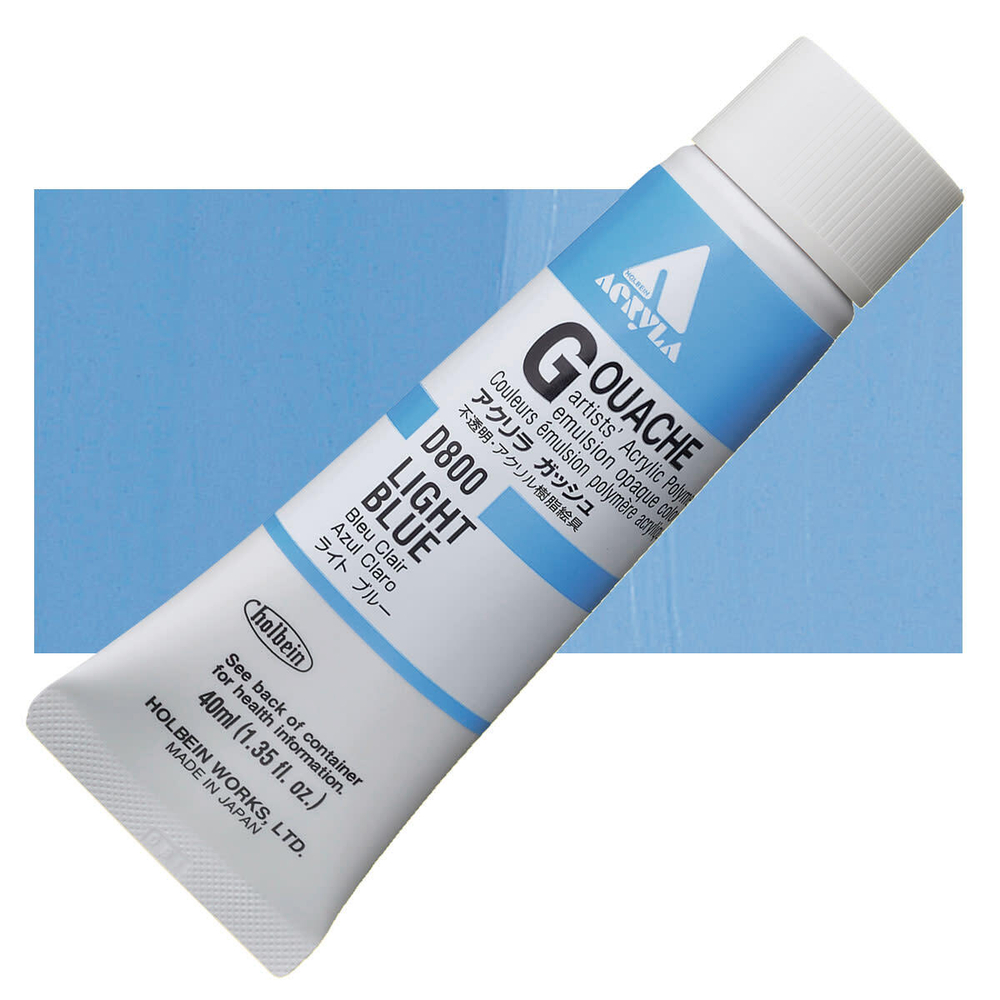 Holbein Acrylic Gouache 40 мл. 800 [А] Light Blue