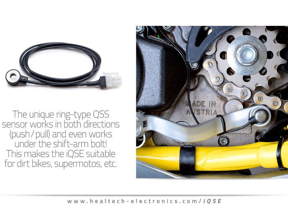 HT-IQSE-W1+HT-QSH-F1A HEALTECH WI-FI ELECTRONIC QUICK SHIFTER W/HARNESS (M 937)