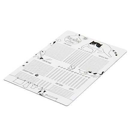 Магнитный помощник "Порядок в доме" 30х21 см, Коты