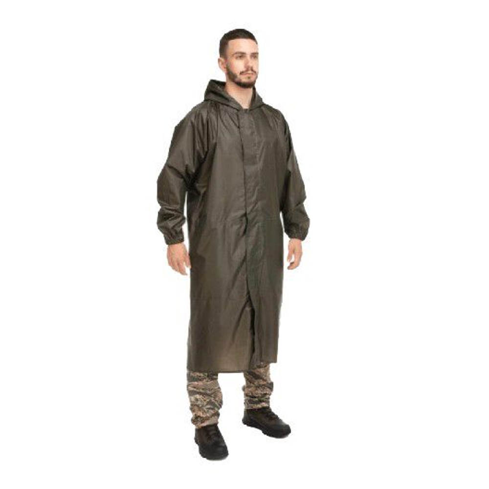 Плащ ветровлагозащитный Зеленый PU 5000
