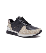 Кожаные кроссовки allie trainer Michael Kors - черный(43H3ALFS1B)