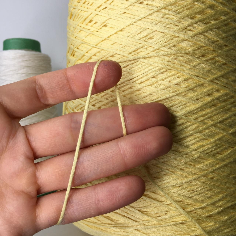 COUNTRY - E.Miroglio; 100% хлопок; 850/100гр , 2/17; шнурок; col.2NM цвет: светло-желтый