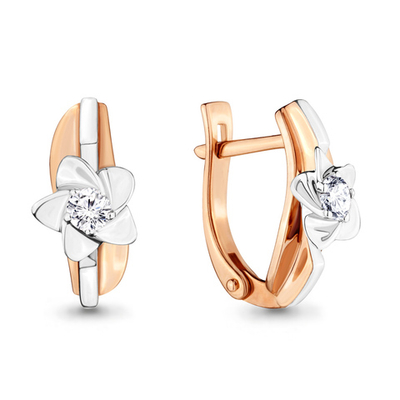 942181к Серьги из Золота с бриллиантами