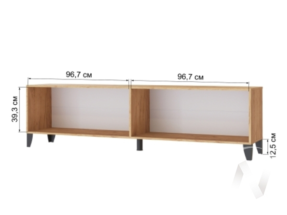 Тумба ТВ Парус-11 (дуб крафт золотой/графит серый)