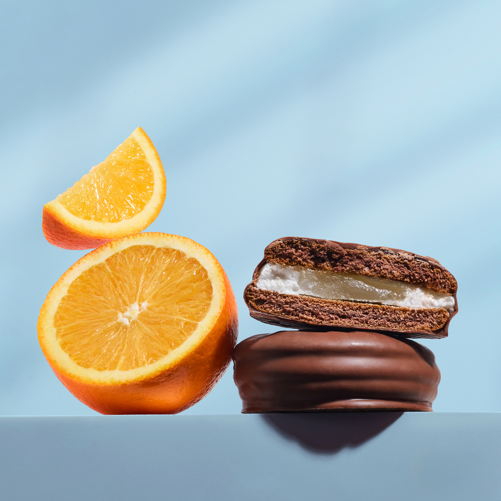 Микс печенья с джемом 3шт Шоколад, Апельсин, Абрикос