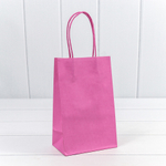 Пакет подарочный 13х21х8см (Лиловый, Крафт)