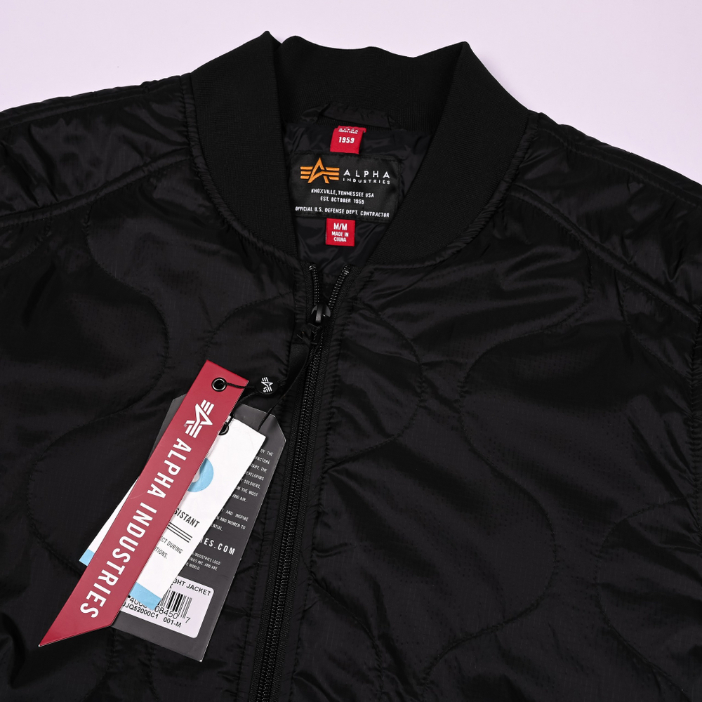 Новый легкий стеганый бомбер Alpha Industries. S