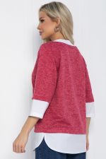Джемпер Нежный акцент (коралловый) Б12617-4 LT Collection