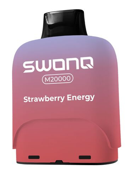 Картридж Swonq M20000 Strawberry Energy - Клубничный энергетик (в пачке 1шт) 20мл 18мг (1,8%)