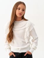 Джемпер для девочки AT1272 белый