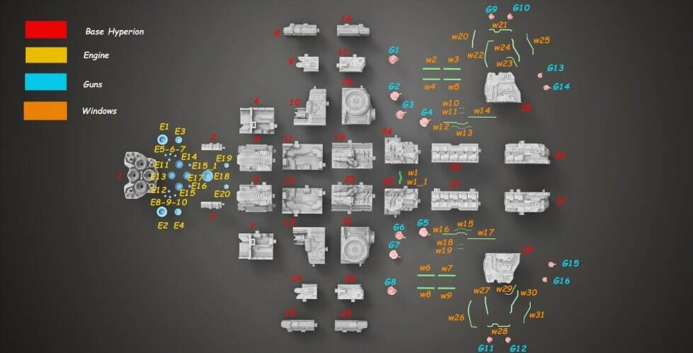 Фигурка Battlecruiser StarCraft