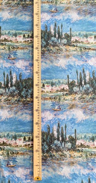ИМПРЕССИОНИЗМ # 11, отрез 70 см, 100% хлопок, Handmade Fabrics 9