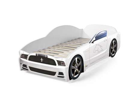 Детская Кровать машина "Мустанг"  3D