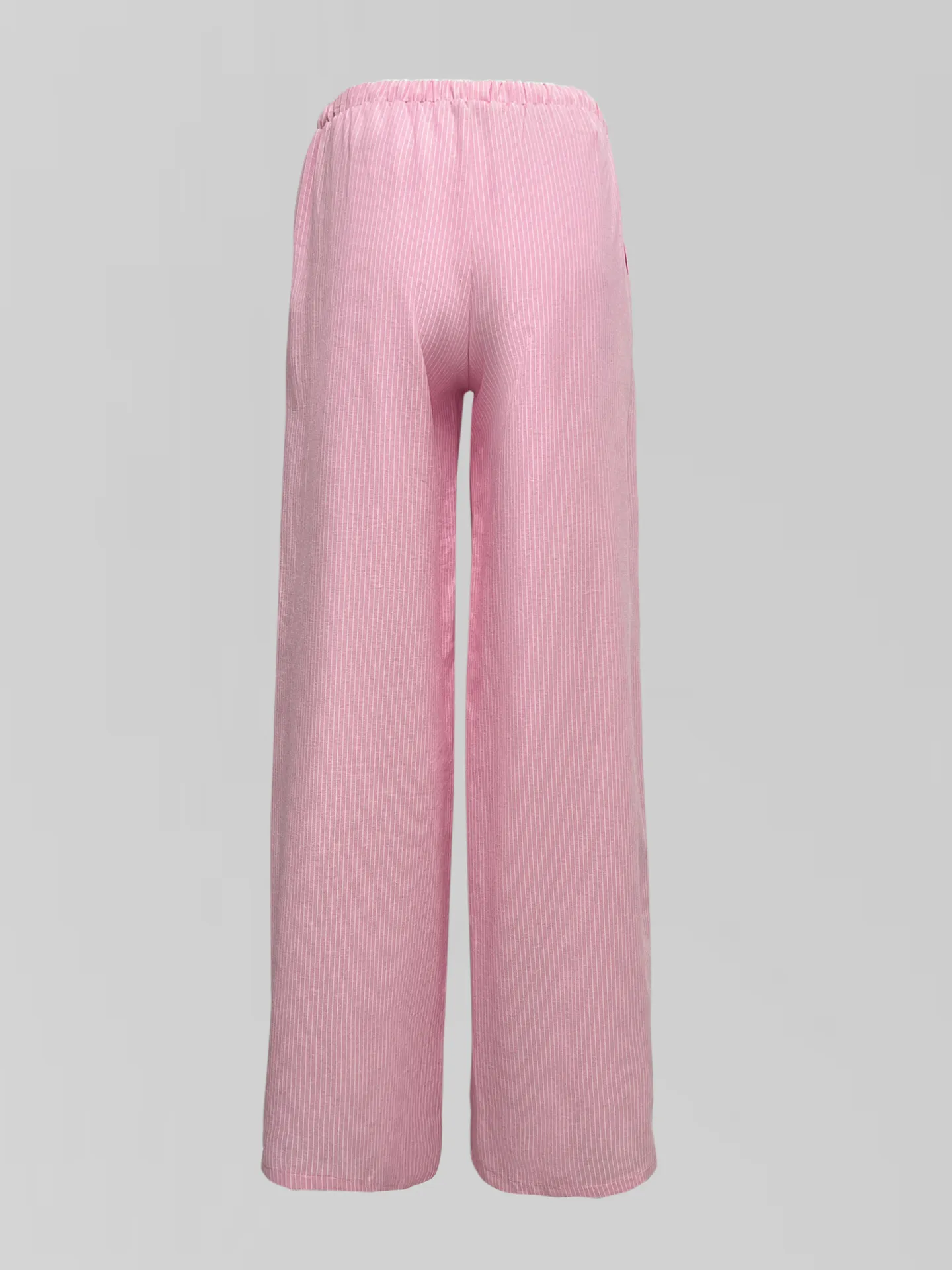 Брюки Wish Collection 50515 прямого кроя в полоску на резинке