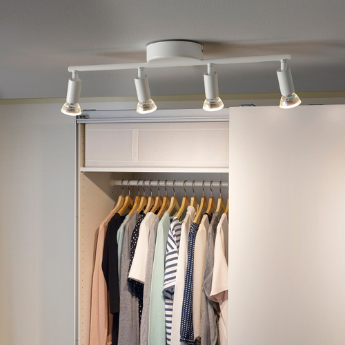 Потолочный светильник IKEA KRUSNATE, Белый, 4 лампы