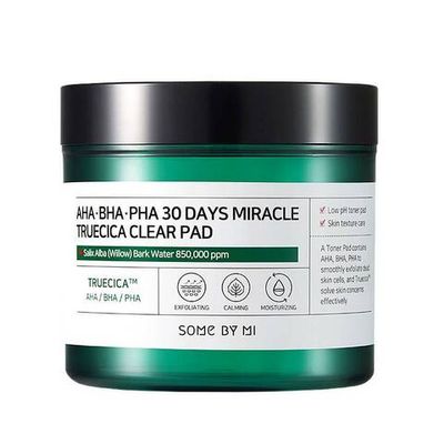 Кислотные пэды для проблемной кожи Some By Mi AHA BHA PHA 30 Days Miracle Truecica Clear Pad 70 шт.