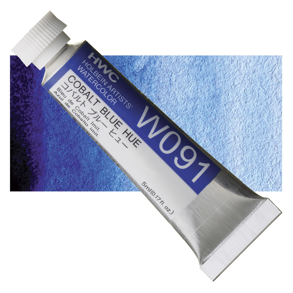 Акварель Holbein 5 мл. 091 [A] Cobalt Blue Hue