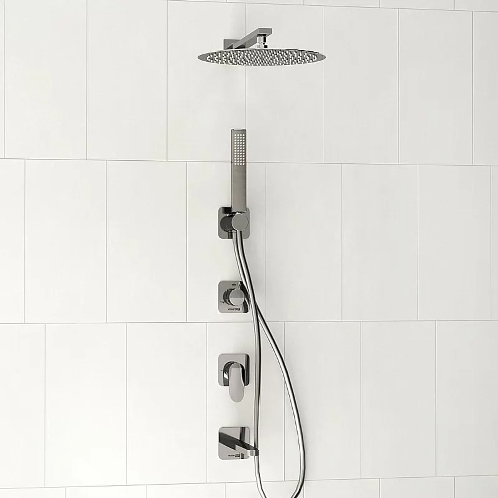 Душевая система WasserKRAFT Weida 3100 SET2840 хром