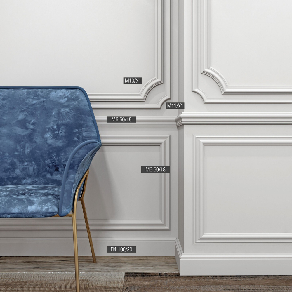 bello deco Молдинг XPS М 11 (25x12) 00-00004630