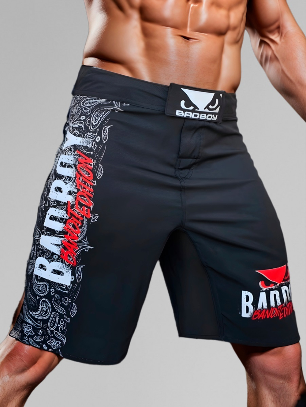 Шорты для MMA Bad Boy Bandit черный/красный