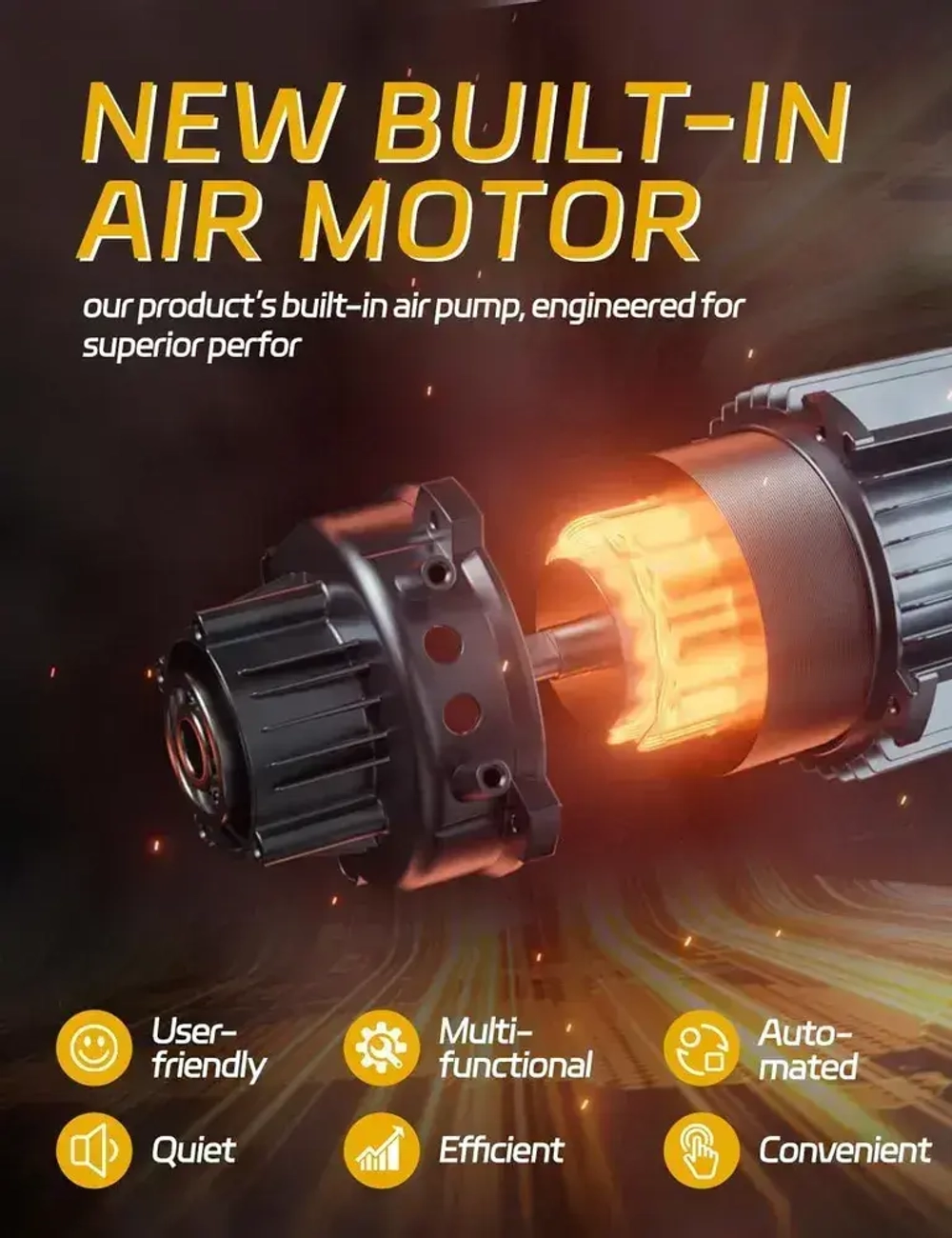 Детектор утечек дыма автомобильный, Локатор утечек масла EVAP, Жёлтый