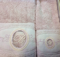 Набор полотенец 2 шт Blumarine Anjelica розовый Италия