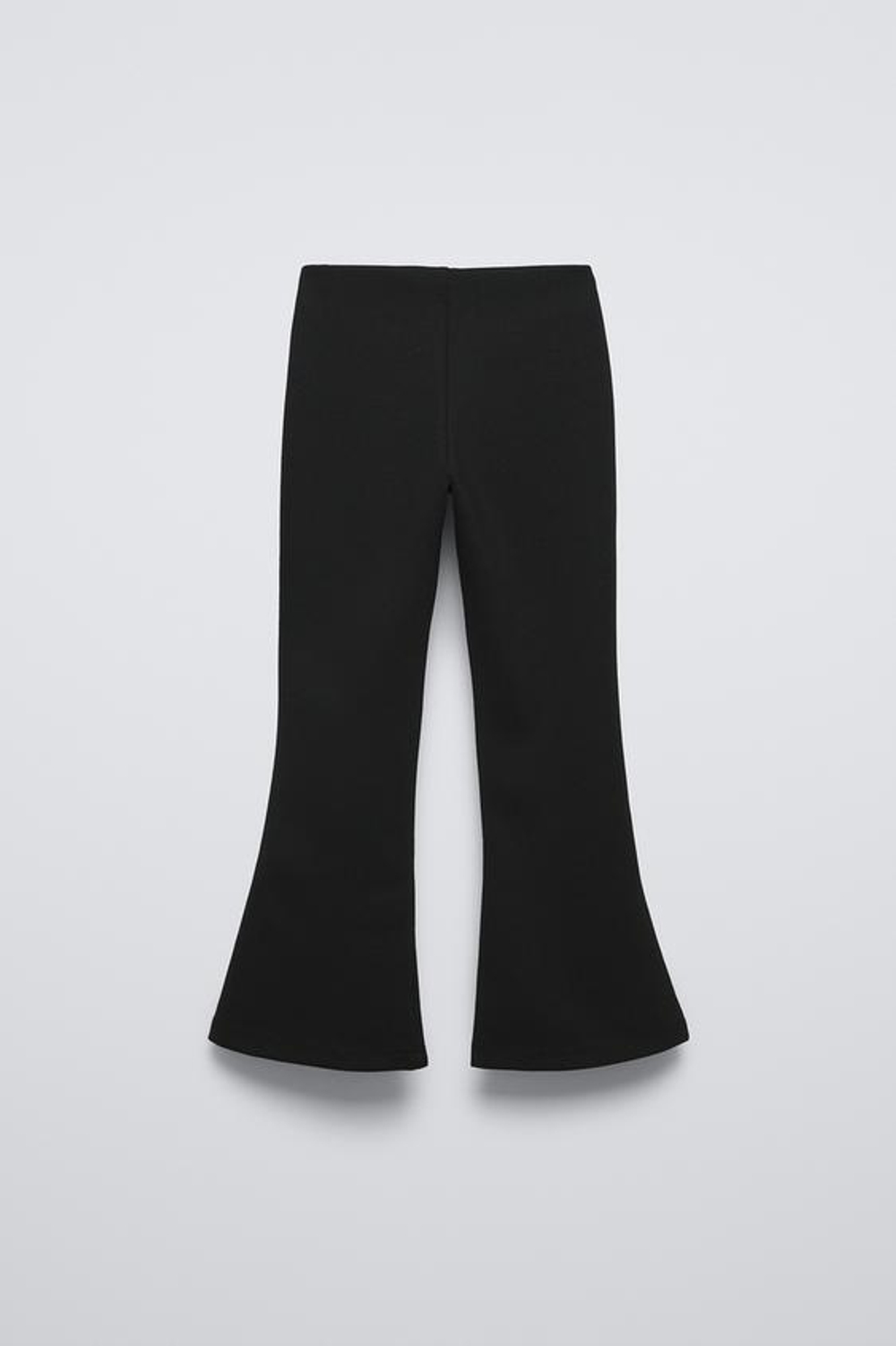 ZARA РАСКЛЕШЕННЫЕ БРЮКИ С КНОПКАМИ, ЧЕРНЫЙ