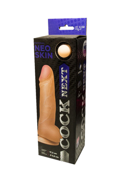 Фаллоимитатор COCK NEXT Lovetoy, TPR, телесный, 20,5 см