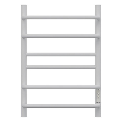 Полотенцесушитель электрический Point Сатурн PN90846W П6 400x600 диммер справа, белый