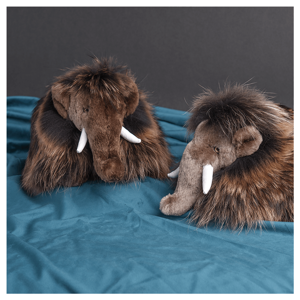Мягкая игрушка из меха «Мамонтенок»