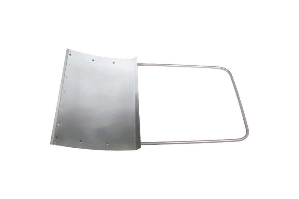 Движок для уборки снега алюминиевый, 755х505х1240 мм, стальная рукоятка, Россия// Сибртех 61526