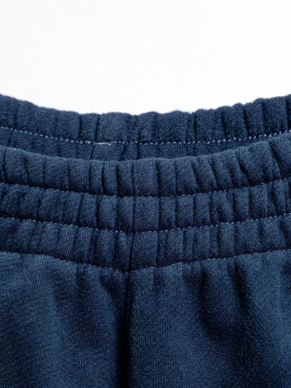 Шорты Logo темно-синие - фото 3