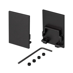 Заглушка SL-COMFORT-3551 BLACK глухая (Arlight, Металл) 031794