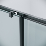 Душевой уголок Grossman Cosmo 120х70 120.K33.02.1270.21.00 профиль Черный матовый стекло прозрачное