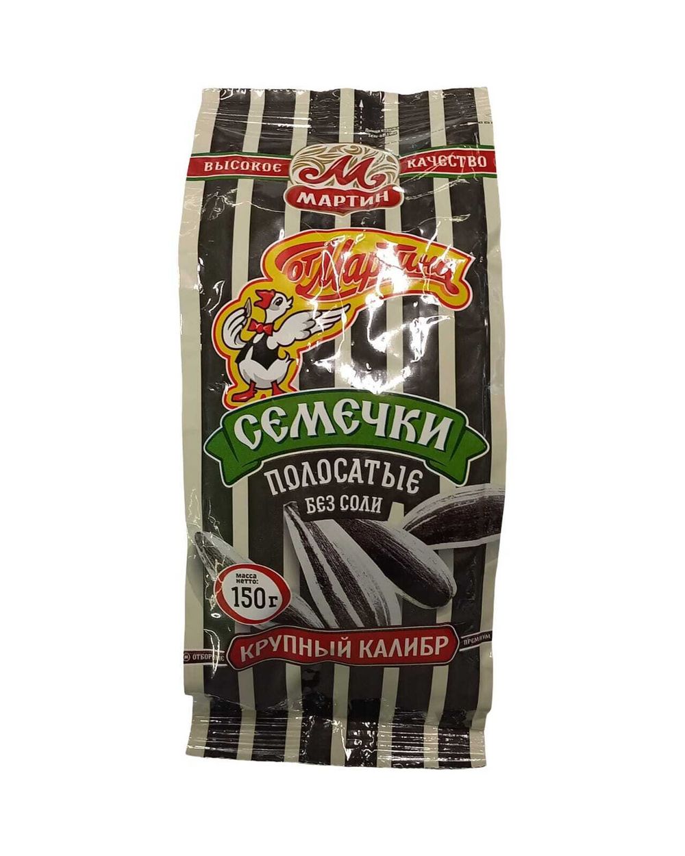 Семечки "От Мартина" полосатые 150г