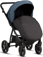 Детская коляска Tutis Leo 3 Plus 4 в 1 с автокреслом Elo Lux EduSky Black и базой 1582288 Deep Blue