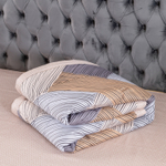 Комплект постельного белья Сатин с Одеялом 100% хлопок OB115