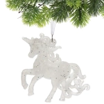 Подвеска «Чудесный единорог» 12*10 см, Белый