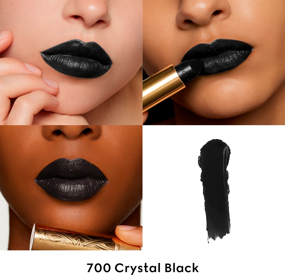Gucci Gucci Beauty Rouge a Levres Satin Lipstick - Бархатная помада оттенок 700 Crystal Black, 3 g