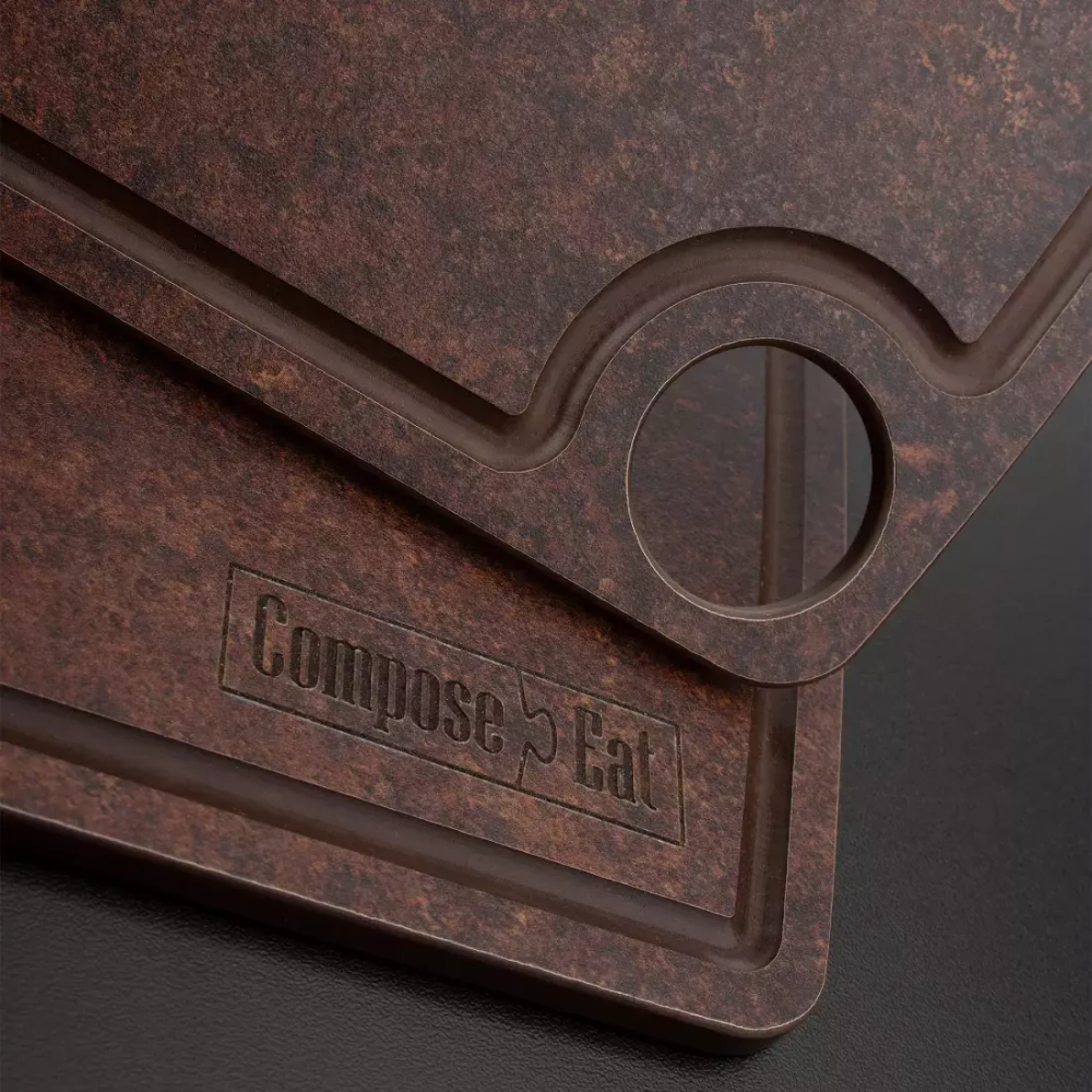 Доска разделочная c желобом 29х22см ComposeEat Fashion рустика