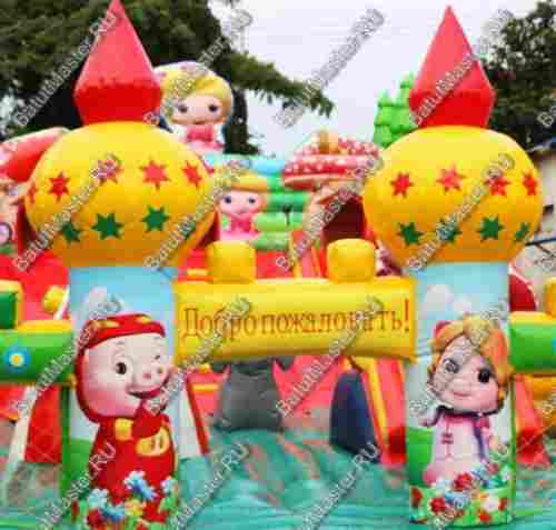 Коммерческий батут "Три поросенка"