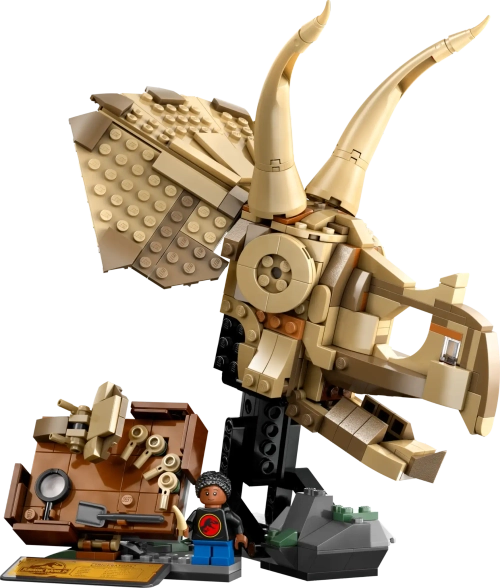 Конструктор LEGO Jurassic World 76969 Окаменелости динозавра: Череп трицератопса